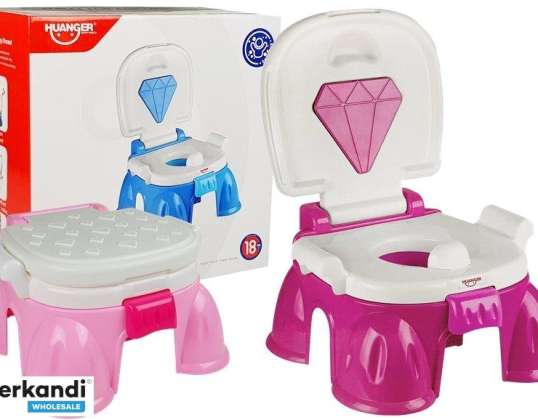 Rosa Töpfchen mit Diamant für Kleinkinder