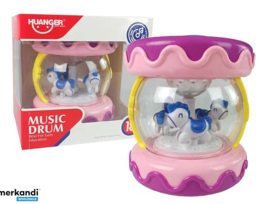 Bunte Trommel mit Karussell Tierklänge von Rosen