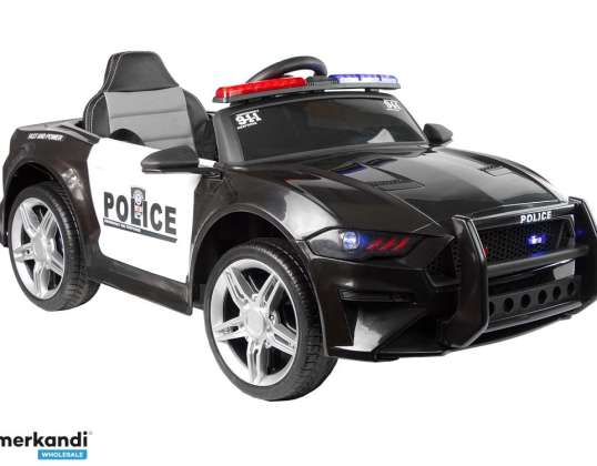 Batteriebetriebenes Auto BBH0007 Polizei Schwarz