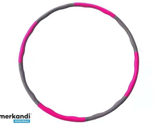Foam Hoelahoep 100cm, 1,2kg (Roze-Grijs)