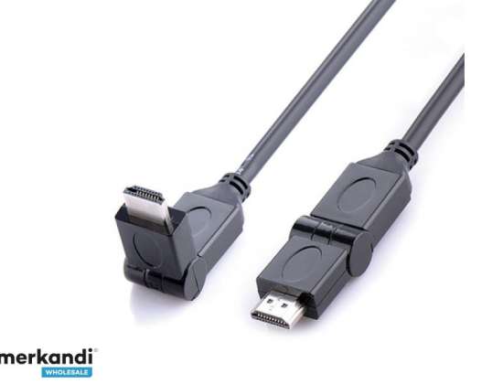 Reekin HDMI-kabel - 3,0 meter - FULL HD 270 grader (høj hastighed m. Ethernet)