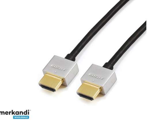 Reekin HDMI-kabel - 1,0 meter - FULL HD Ultra Slim (Hi-Speed w. Ether.)