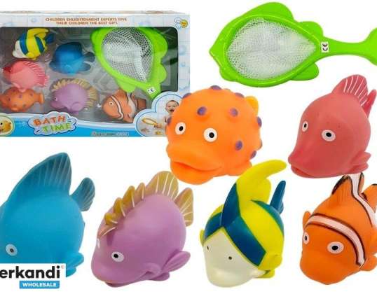 Gummi Badefisch Set Schießen Wasser