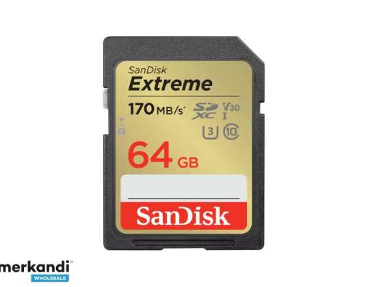 SanDisk SDXC Extreme 64GB - SDSDXV2-064G-GNCIN