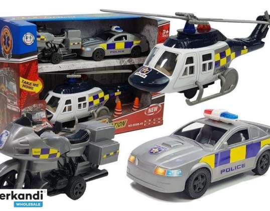 Fahrzeug-Set Polizei Lichter Sounds