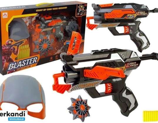 Utfällbar skumpistol Mask Skumpilar