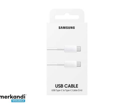 Samsung USB C zu USB C Kabel 2.0 1m Weiß EP DN975BWEGWW