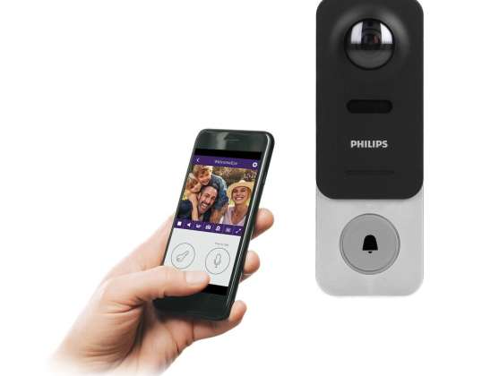 Philips WelcomeEye Link. interphone vidéo sans fil avec WiFi sur batterie rechargeable
