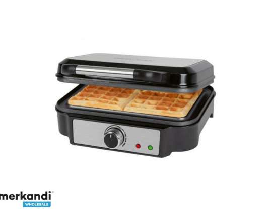 ProfiCook 2-fold vaffelmaskin PC-WA 1240 / rustfritt stål