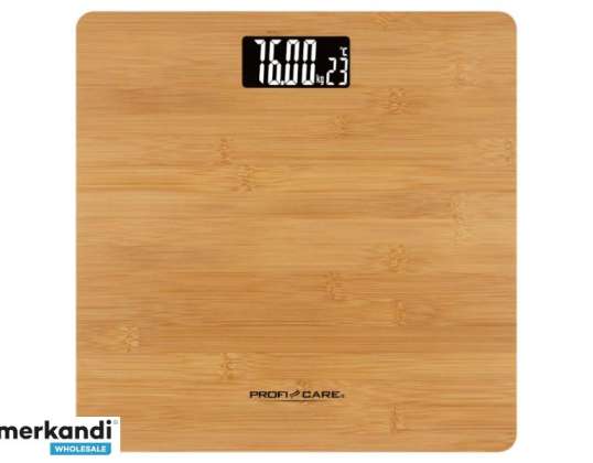 ProfiCare Bamboe Personenweegschaal PC-PW 3103