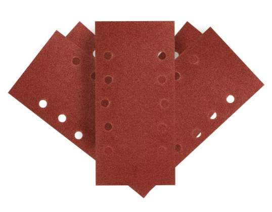 TOP 54H004 γυαλόχαρτο Velcro 115 x 230 mm. K100. 5 τεμ. με τρύπες