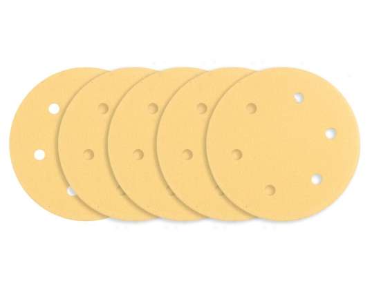 Liimipaber 225 mm. K120. 5 tk. 6 auguga lihvmasinale 59G264. 59G265