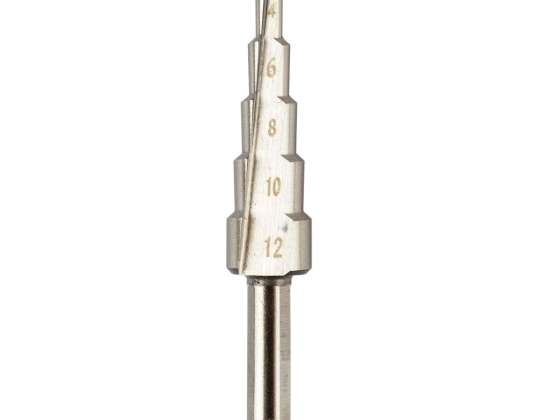 Krokové vrtáky 4 12 mm TOP 54T302