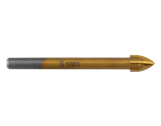 TiN Universalbohrer. 8 mm TOP 54T407
