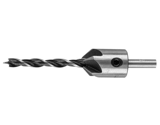 Abgeschrägter Bohrer für Holz 5 mm/16 mm