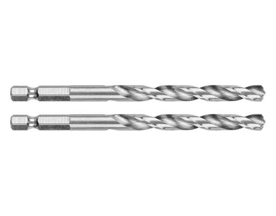 Metal Drill Hex 7.0 mm. 2 pcs.