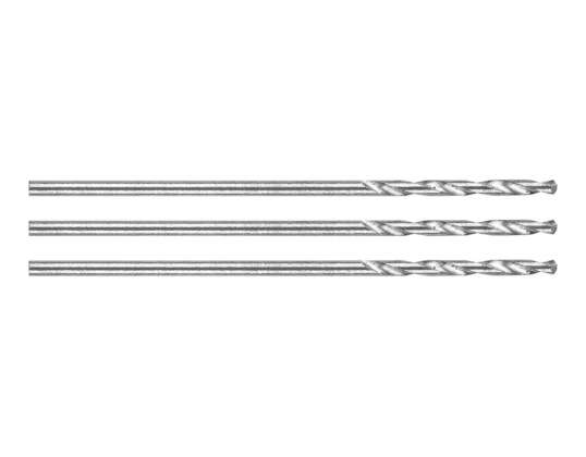 HSS Metal Drills. DIN 338. 1 mm. 3 pcs.