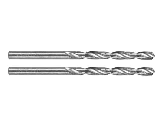 HSS drill bits for metal. DIN 338. 4.5 mm. 2 pcs.