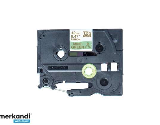 Brother Schriftbandkassette Gold auf Mintgrün TZe RM34