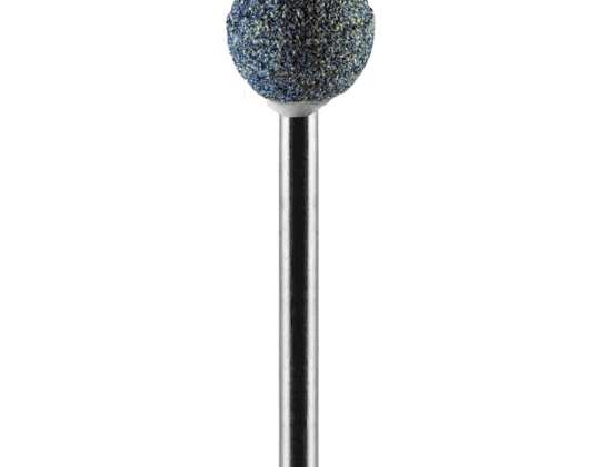 Slijpsteen bal 10 mm. steel 3.2 mm. 3 stuks.
