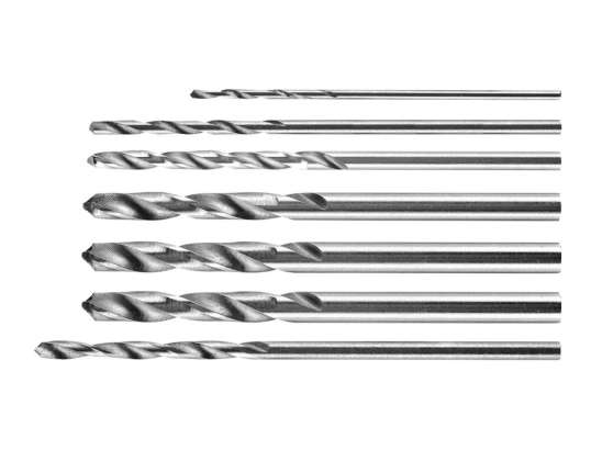 Brocas de precisión 0.8 3.2 mm. conjunto de 7 piezas.