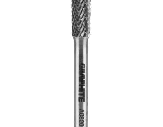 Metalinė freza HM tipo A cilindrinė  8 x 20 mm  kotas 6 x 45 mm