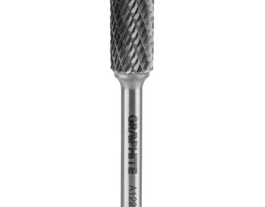Metalo freza HM tipo A cilindrinė 12 x 25 mm kotas 6 x 45 mm