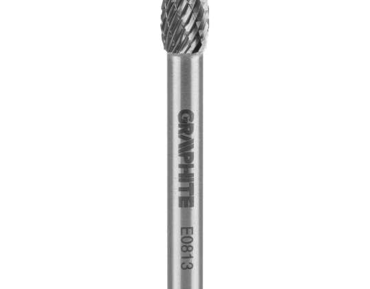 Metal Cutter HM Type E Oval 8 x 13 mm Shaft 6 x 45 mm