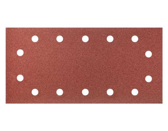 Sanding paper with Velcro 115 x 230 mm. K120. 5 pcs. with holes