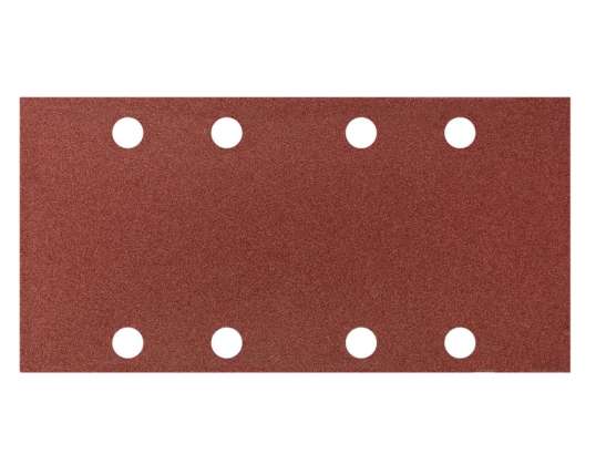 Sanding paper with velcro 93 x 185 mm. K180. 5 pcs.. with holes