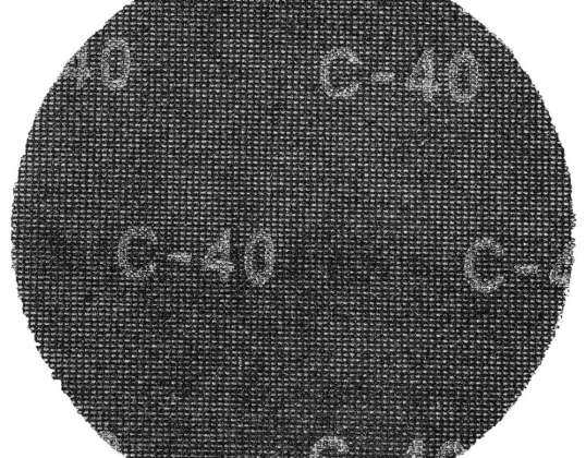 Sanding mesh with hook and loop 225 mm K40 for grinder 59G260. 10 pcs.