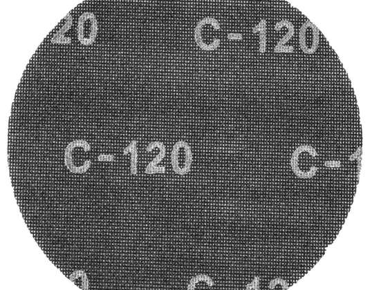 Self-adhesive sanding mesh 225 mm K120 for sander 59G260, 59G264, 59G265. 10 pcs.