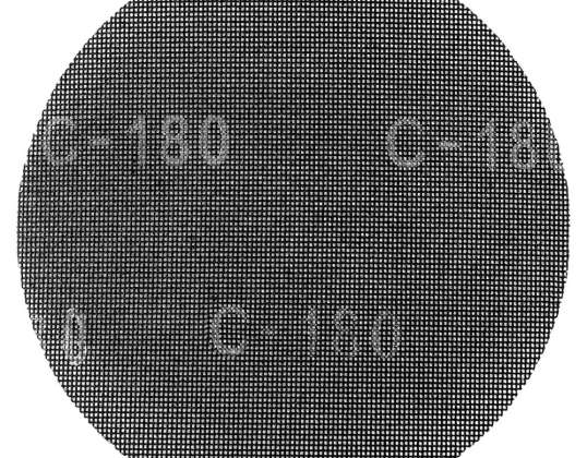 Brusna mreža na ježka. 225 mm. K180. za brusilnik 59G260. 59G264. 59G265. 10 kos.