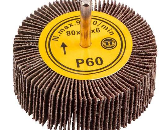 Flap Wheel. 80 x 30 mm. K60