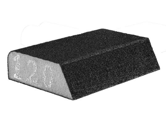 Шкурка 98 x 25 x 68 мм, K120, скошенная