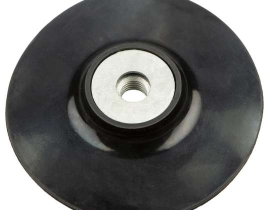 Elastīgs disks ar Velcro 125 mm x M14 + spindelis