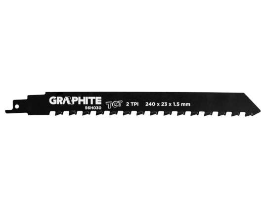 Sabelsagblad. HM. 240 x 23 x 1.5 mm. 2TPI