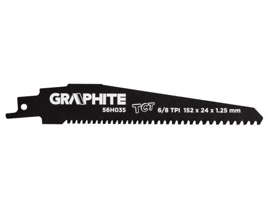 Sabelblad HM 152 x 24 x 1.25 mm 8/6TPI