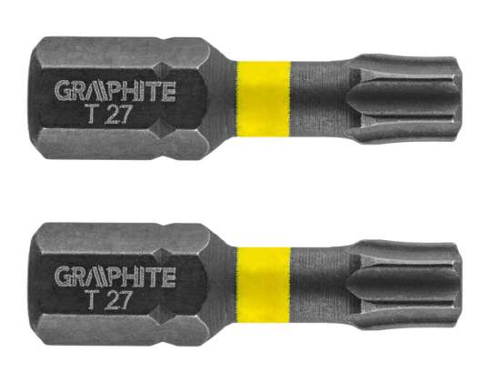 Impact boren TX27 x 25 mm. 2 stuks.