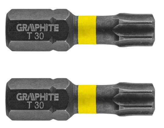 Bitschraube TX30 x 25 mm. 2 Stück.