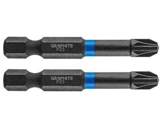 PZ3 x 50 mm impact bits 2 pcs