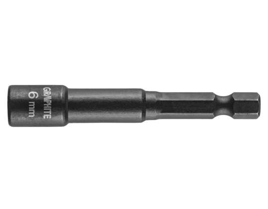 Slagadapter magnetisk 6 x 65 mm