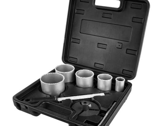 Wolfram hullsager 32 83 mm. sett med 8 stk.