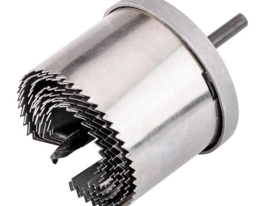 Hole saws for wood 26 63 mm. h 50 mm. set of 7 pcs.
