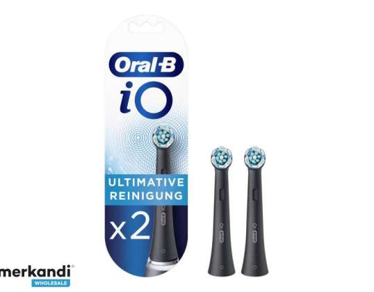 Brosses Oral B iO Clean Ultimate Cleaning x2 Noir OB983
