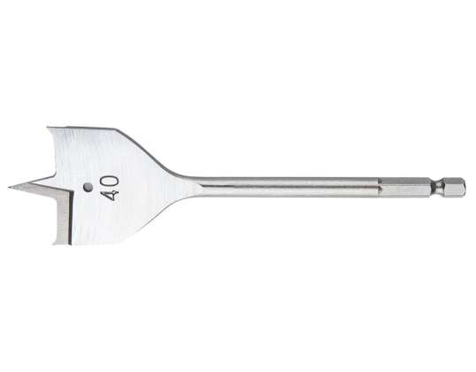 Treborr flatrør. 40 x 152 mm