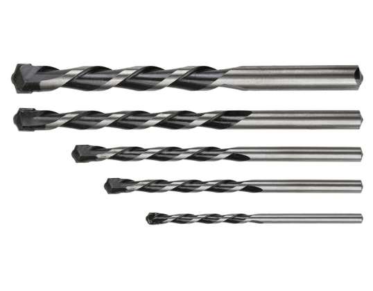 Betongbor 4 10 mm. sett 5 stk. sommerfugltupp