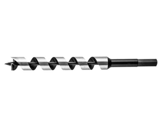 Spiral Wood Drill. 22 x 250 mm
