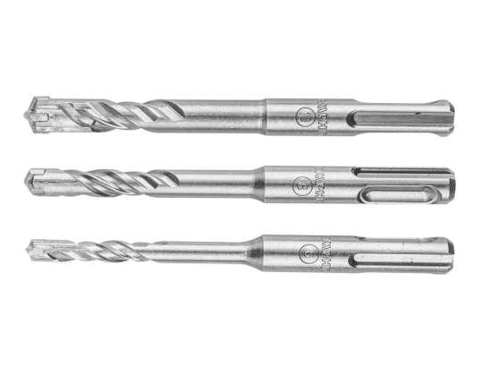 Concrete Drill Bit Set SDS Plus. quatro. set of 3 pcs.   6. 8. 10 x 110 mm