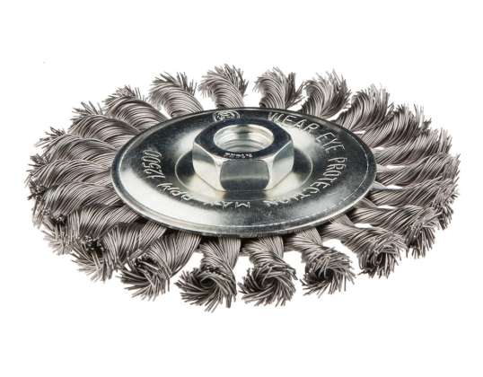 Wire Brush Disc 125 mm x M14. INOX